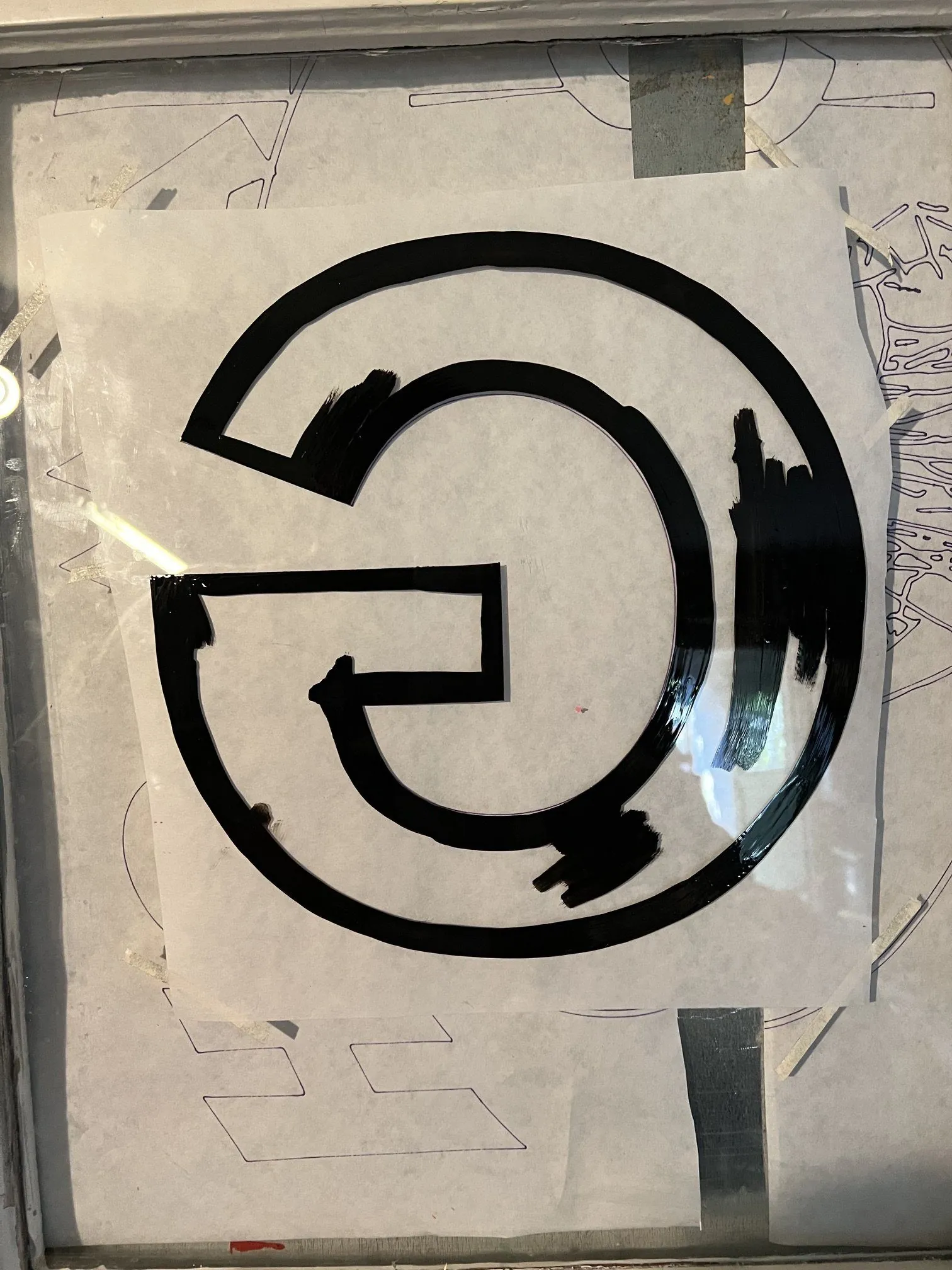 BRUSHWORK — IN PROGRESS