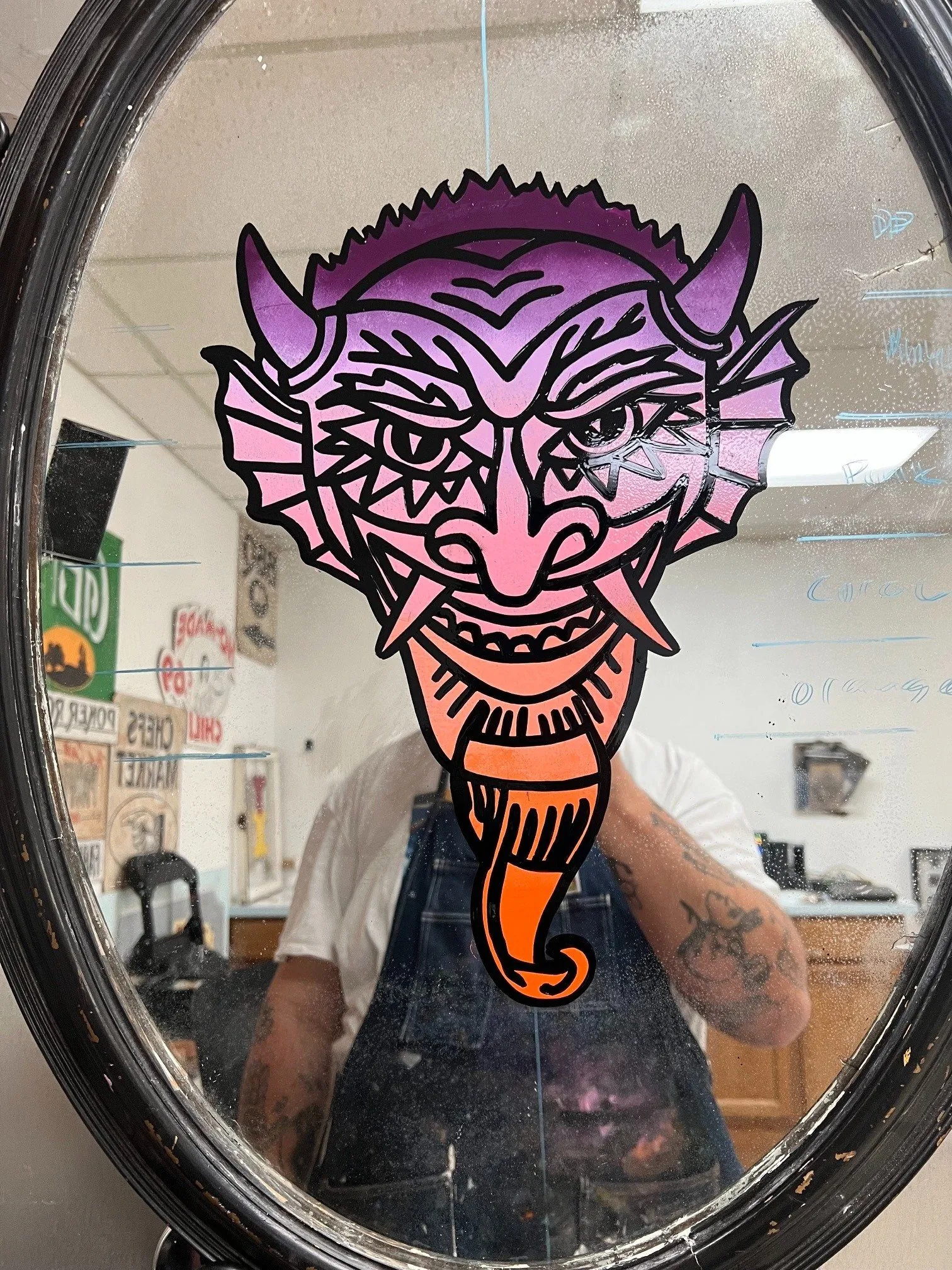 DEMON — PAINTED MIRROR