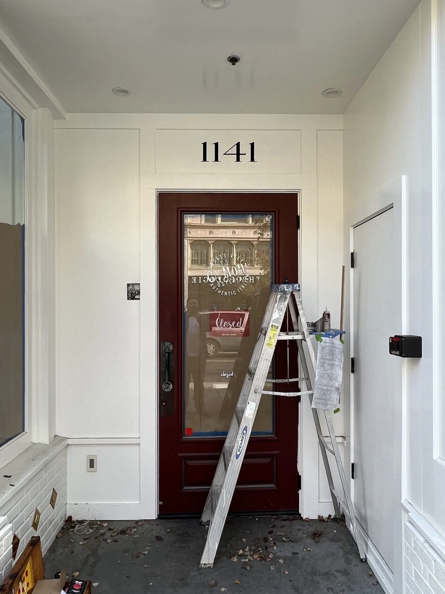 ON-SITE LETTERING — INSTALLATION