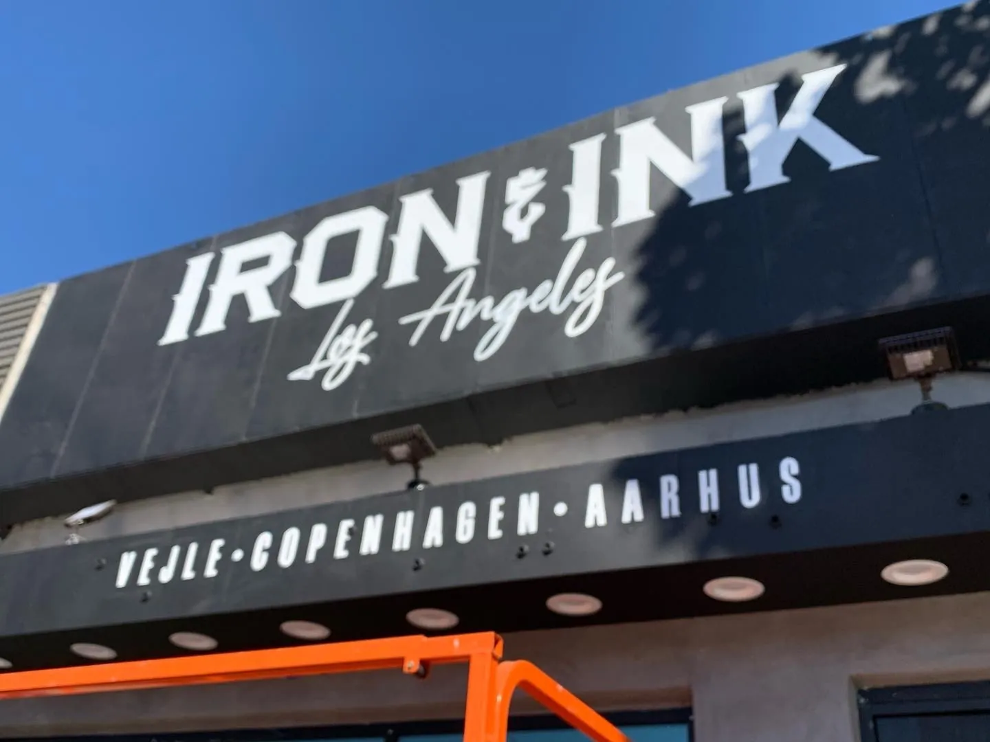 IRON & INK — FASCIA LETTERING