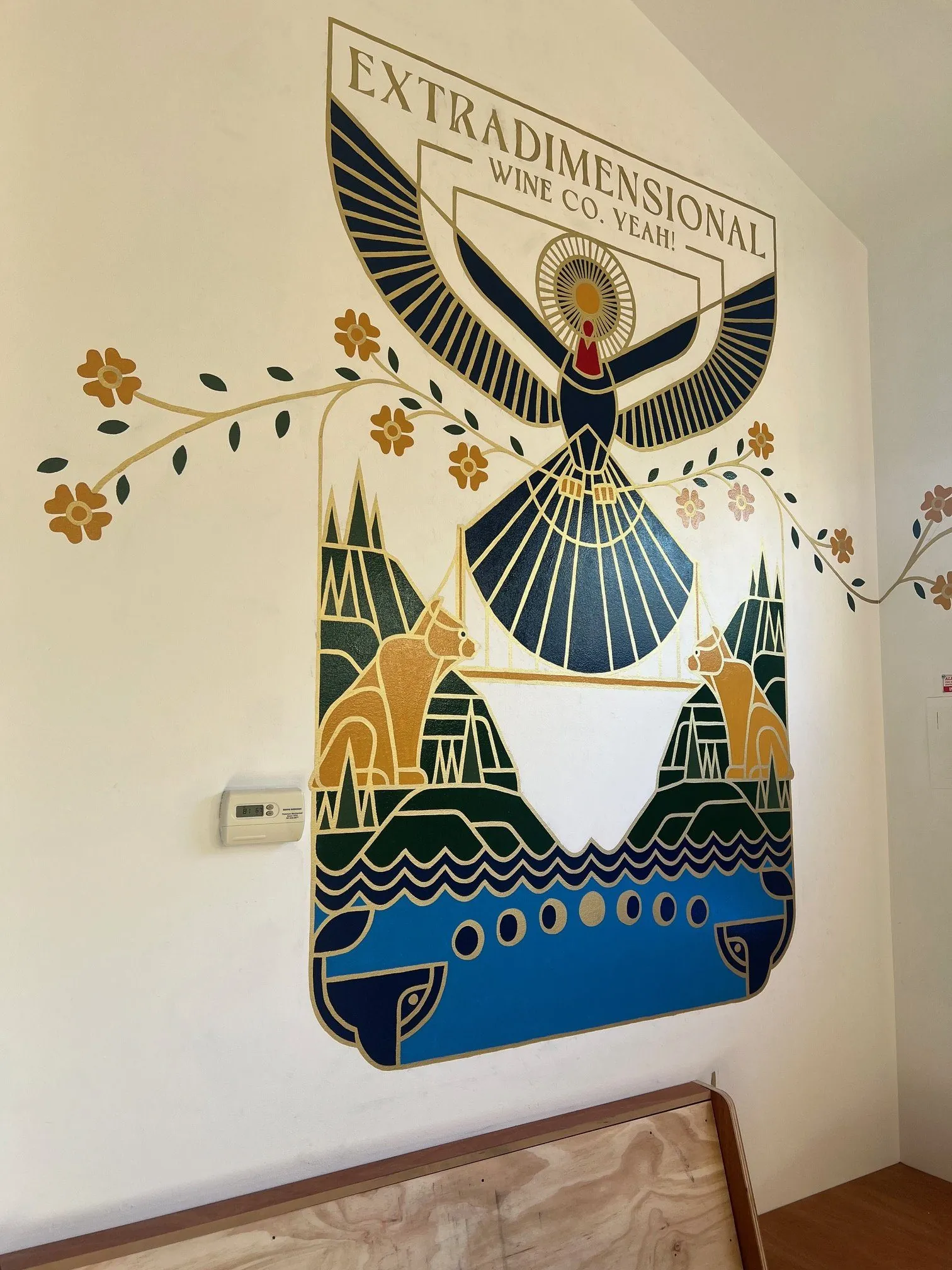 EXTRADIMENSIONAL WINE CO. — INTERIOR MURAL
